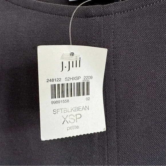 NWT Pure JJill SFTBLKBEAN Sandwashed Loose  Fit Tunic Dress With Pockets XSP - Picture 6 of 12